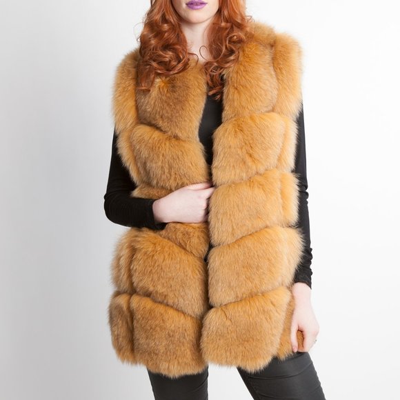 Patrizia Luca Milano Fox Vest - Picture 1 of 5